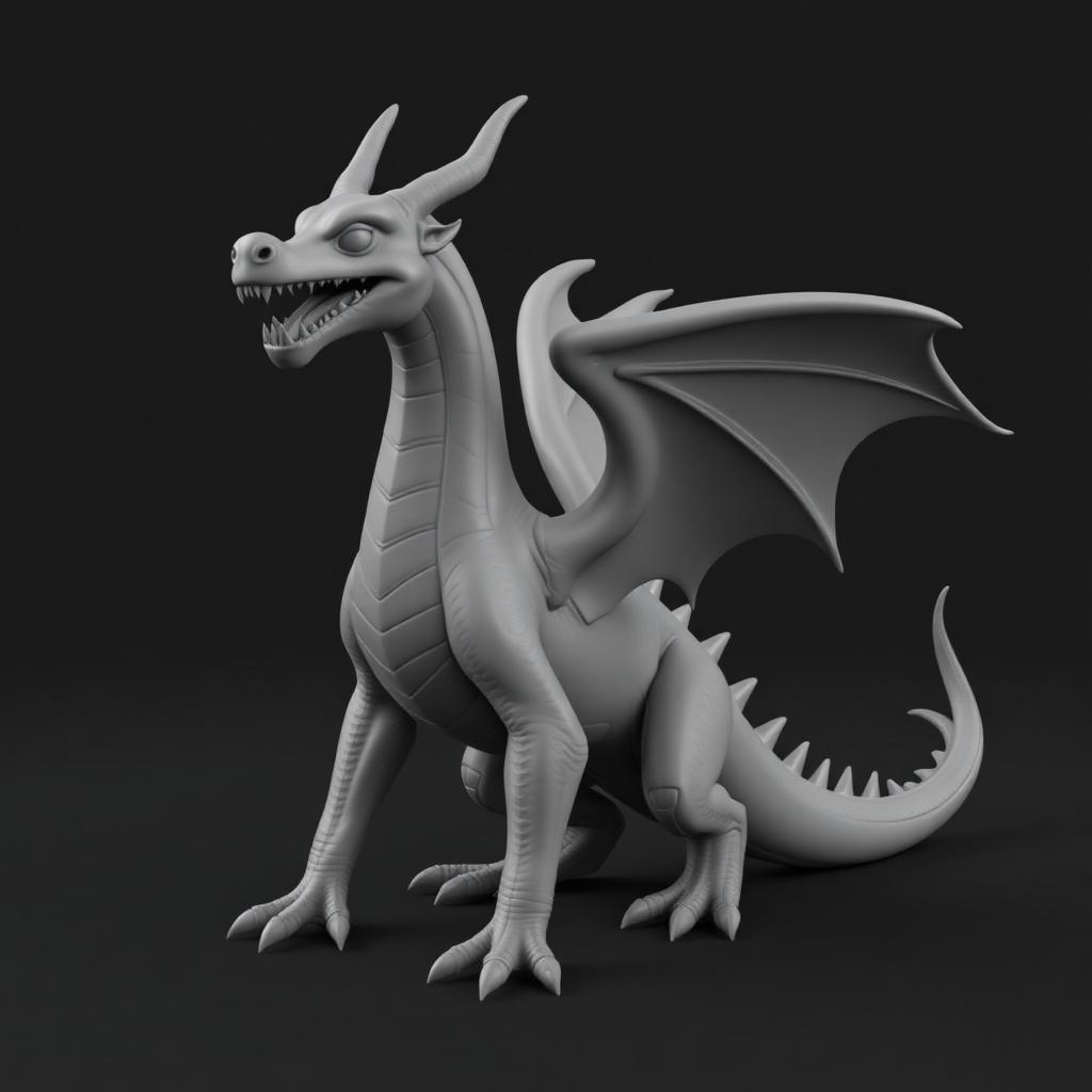 Dragon original 3MF 3D model