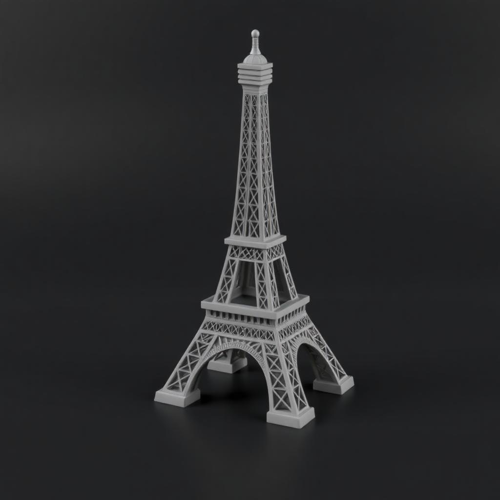 Eiffel Tower original STL 3D model